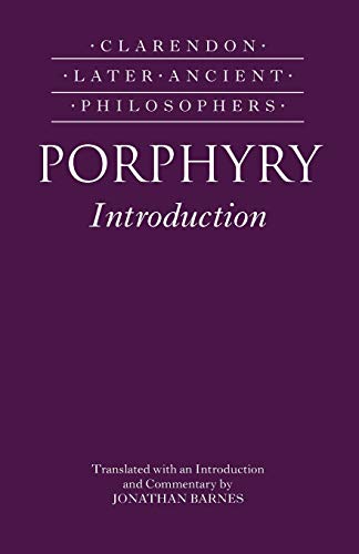 Stock image for Porphyry's Introduction (Clarendon Later Ancient Philosophers) for sale by Chiron Media