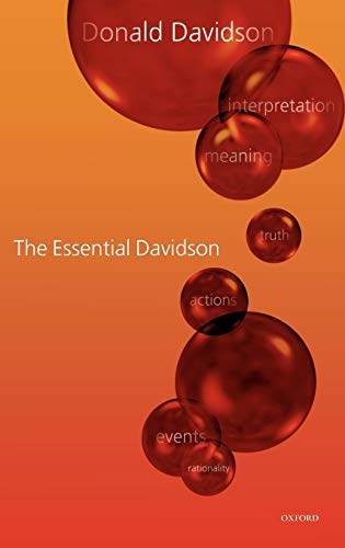 Stock image for The Essential Davidson. With an introduction by Ernie Lepore and Kirk Ludwig. for sale by Ted Kottler, Bookseller