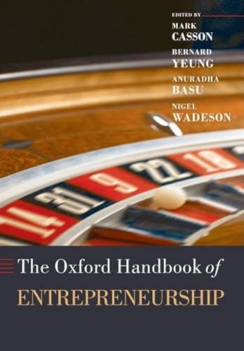 Beispielbild fr The Oxford Handbook of Entrepreneurship (Oxford Handbooks) zum Verkauf von WorldofBooks
