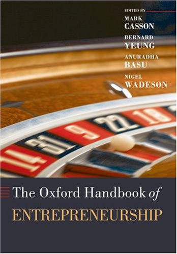 Stock image for The Oxford Handbook of Entrepreneurship (Oxford Handbooks) for sale by WorldofBooks