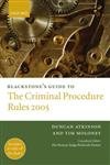 Beispielbild fr Blackstone's Guide to the Criminal Procedure Rules 2005 zum Verkauf von Cambridge Rare Books
