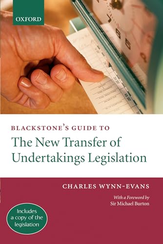 9780199289059: Blackstone's Guide to the 2005 Transfer of Undertakings Legislation