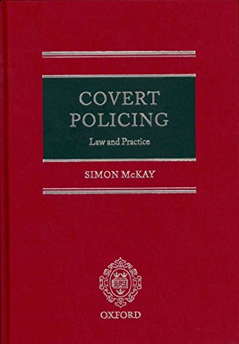 Beispielbild fr Covert Policing: Law and Practice zum Verkauf von AwesomeBooks