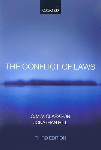 9780199289134: The Conflict of Laws