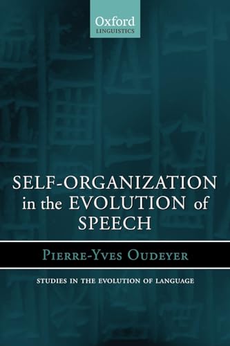 Imagen de archivo de Self-Organization in the Evolution of Speech a la venta por Books Puddle