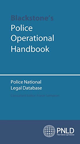 Imagen de archivo de Blackstone's Police Operational Handbook: Police National Legal Database a la venta por WorldofBooks