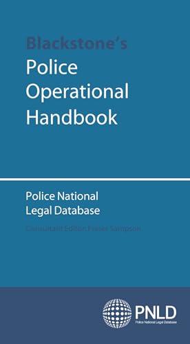 9780199289240: Blackstone's Police Operational Handbook