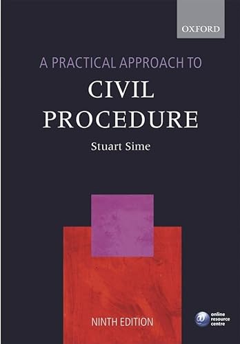 9780199289448: A Practical Approach to Civil Procedure