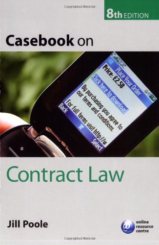 Imagen de archivo de Casebook on Contract Law a la venta por AwesomeBooks