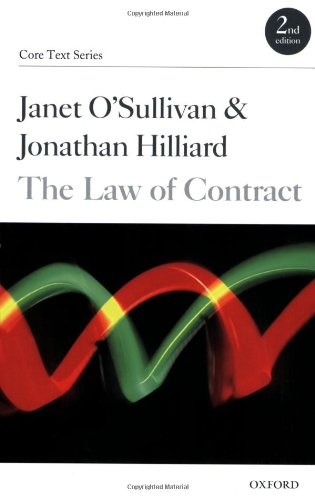 9780199290321: The Law of Contract (Core Texts Series)