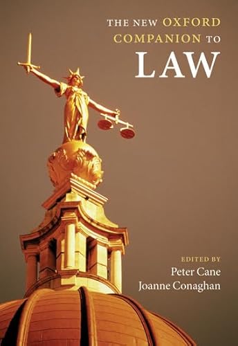 9780199290543: The New Oxford Companion to Law