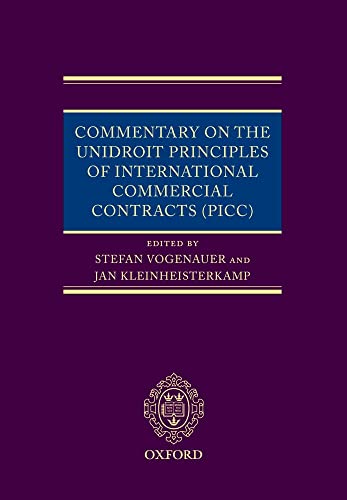 Stock image for Commentary on the UNIDROIT Principles of International Commercial Contracts for sale by Cambridge Rare Books