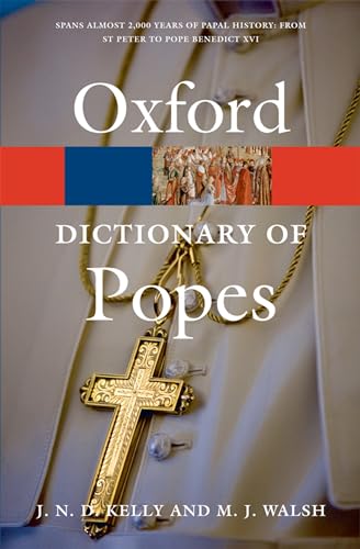 Beispielbild fr A Dictionary of Popes zum Verkauf von Better World Books: West