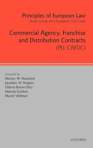 Beispielbild fr Commercial agency, franchise and distribution contracts (PEL CAFDC). zum Verkauf von Kloof Booksellers & Scientia Verlag