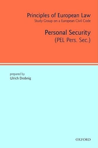 Beispielbild fr Personal Security Contracts (European Civil Code). zum Verkauf von Kloof Booksellers & Scientia Verlag