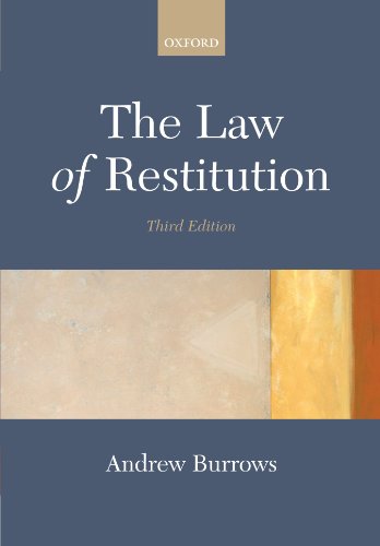 Stock image for The Law of Restitution: Third Edition for sale by AwesomeBooks