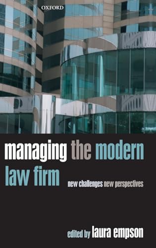 Imagen de archivo de Managing the Modern Law Firm: New Challenges, New Perspectives a la venta por Reuseabook