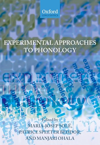 Beispielbild fr Experimental Approaches to Phonology (Oxford Linguistics) zum Verkauf von Ergodebooks