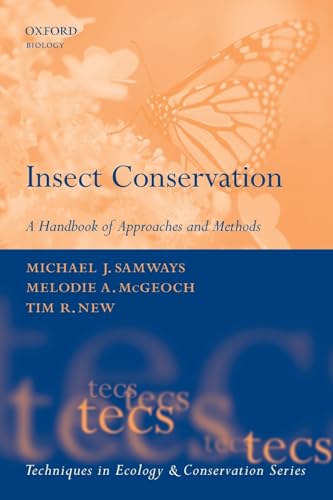 9780199298228: Insect Conservation: A Handbook of Approaches and Methods (Techniques in Ecology & Conservation)
