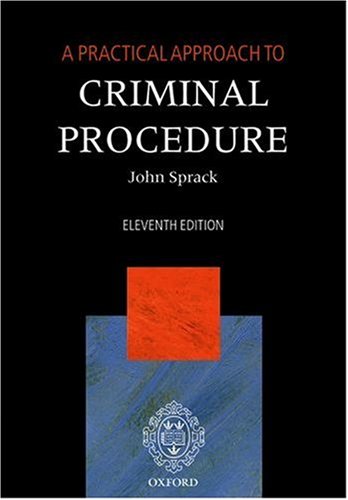9780199298303: A Practical Approach to Criminal Procedure