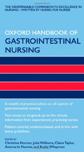 9780199298655: Oxford Handbook of Gastrointestinal Nursing (Oxford Handbooks in Nursing)