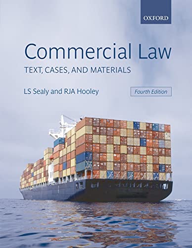 9780199299034: Commercial Law: Text, Cases, and Materials