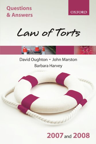 Beispielbild fr Q&A: Law of Torts 2007 and 2008 zum Verkauf von AwesomeBooks