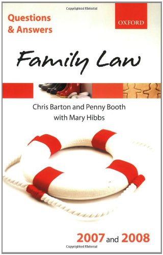 Imagen de archivo de Q and A: Family Law 2007-2008 (Blackstone's Law Questions and Answers) a la venta por MusicMagpie