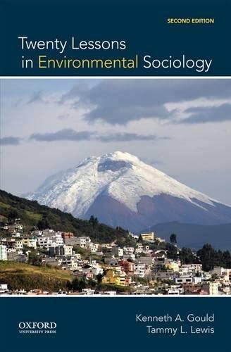 Imagen de archivo de Twenty Lessons in Environmental Sociology a la venta por ThriftBooks-Reno