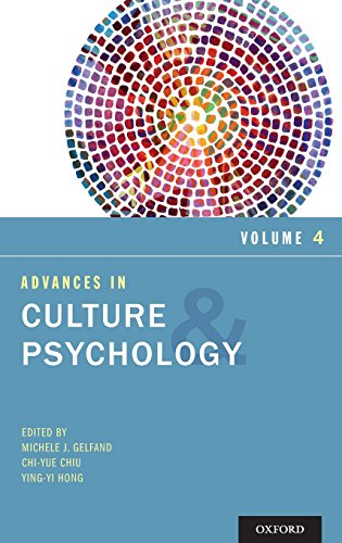 Stock image for Advances in Culture and Psychology, Volume 4 for sale by Housing Works Online Bookstore