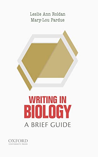 Beispielbild fr Writing in Biology: A Brief Guide (Short Guides to Writing in the Disciplin) zum Verkauf von Housing Works Online Bookstore