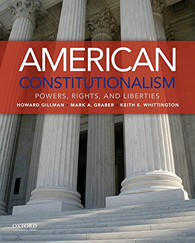 Stock image for American Constitutionalism: Powers, Rights, and Liberties for sale by Smith Family Bookstore Downtown