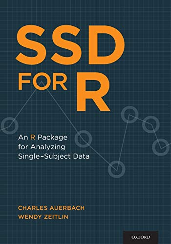Beispielbild fr Ssd for R: An R Package For Analyzing Single-Subject Data zum Verkauf von BooksRun