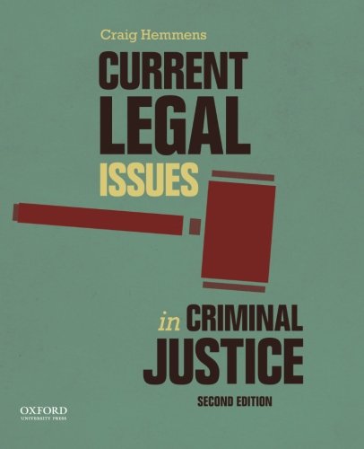 9780199355334: Current Legal Issues in Criminal Justice: Readings