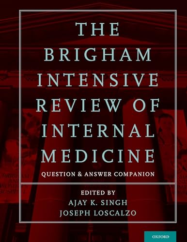 9780199358496: The Brigham Intensive Review of Internal Medicine Question and Answer Companion