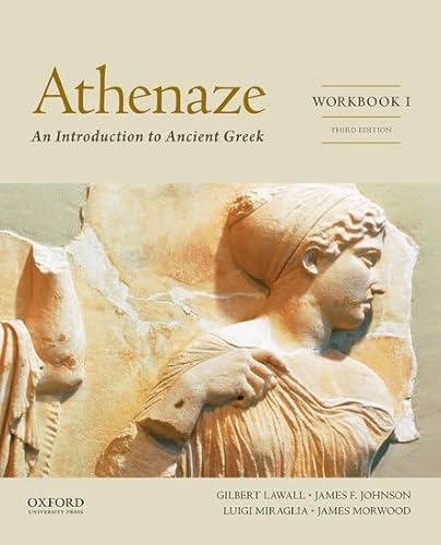 Stock image for Athenaze, Workbook I: An Introduction to Ancient Greek for sale by GF Books, Inc.