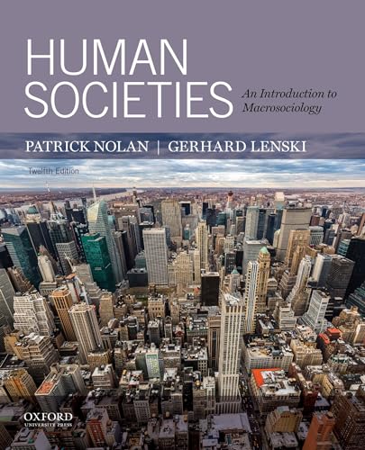 Stock image for Human Societies: An Introduction to Macrosociology for sale by HPB-Red