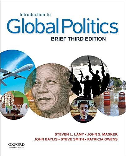 Imagen de archivo de Introduction to Global Politics a la venta por Better World Books: West