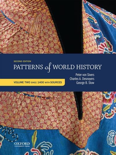Beispielbild fr Patterns of World History: Volume Two: Since 1400 with Sources zum Verkauf von SecondSale