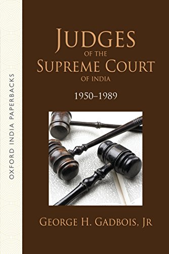 Beispielbild fr Judges of the Supreme Court of India, 1950-1989 zum Verkauf von Blackwell's