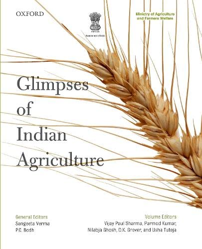 Stock image for GLIMPSES OF INDIAN AGRICULTURE C for sale by Books Puddle