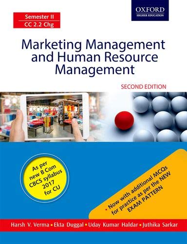 Stock image for Marketing Management and Human Resource Management for sale by Books Puddle