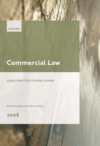 Imagen de archivo de Commercial Law a la venta por Better World Books Ltd