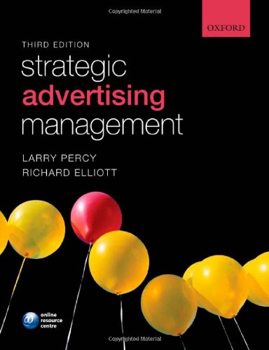 Beispielbild fr Strategic Advertising Management zum Verkauf von Half Price Books Inc.