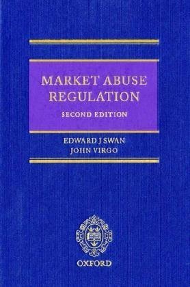 Beispielbild fr Market Abuse Regulation. zum Verkauf von Kloof Booksellers & Scientia Verlag