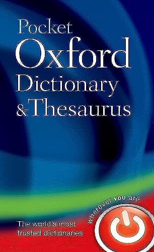 9780199532865: Pocket Oxford Dictionary and Thesaurus