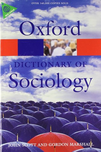 Stock image for A Dictionary of Sociology (Oxford Quick Reference) for sale by SecondSale