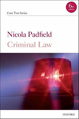 Stock image for Criminal Law (Core Texts Series) for sale by AwesomeBooks