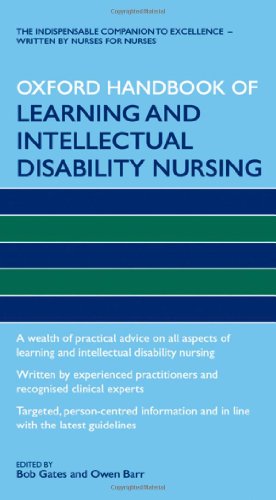 Stock image for Oxford Handbook of Learning and Intellectual Disability Nursing for sale by Better World Books