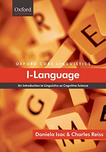 Stock image for I-Language: An Introduction to Linguistics as Cognitive Science (Core Linguistics) for sale by ThriftBooks-Dallas